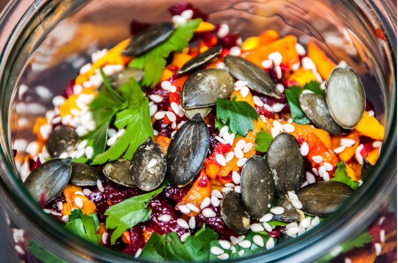 Pumpkin Seed Salad