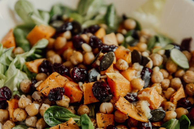 Thanksgiving Salad with Butternut Squash & Wheat Berries